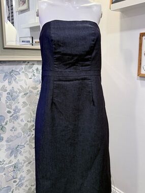 Merona Strapless Midnight Blue Sheath Dress